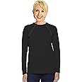 ComfyChemo® CHEMOWEAR : Women's Long Sleeve Chemotherapy Port Zipper Shirts