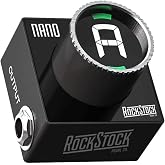 Nano Electric Guitar Tuner Pedal - Smallest Tuner Foot Pedal In The World | Compact Chromatic Tuner Food Pedal Fits on Any Pedalboard for Acoustic, Electric, Bass Guitar, Mandolin &amp; Other Instruments
