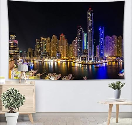 Tapiz Jkdianpu886 Personalizable Hermoso Tapiz De Dubai