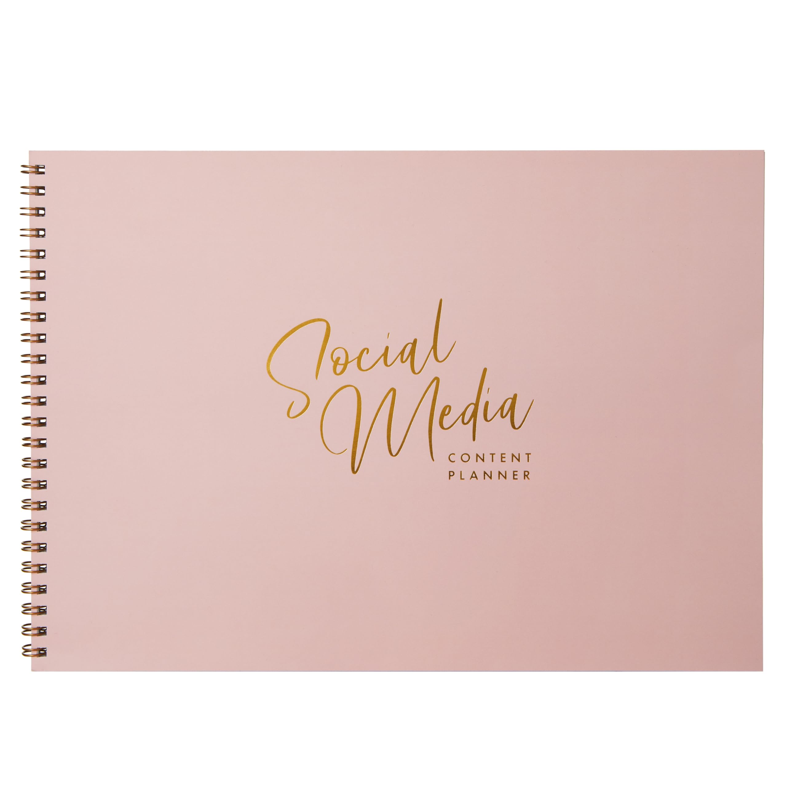 Perfect Planner Company - Social Media Planner - Undated A4 Weekly Planner for Work Schedule and Insights - For Marketers, Social Media Experts and Entrepreneurs - 100 Pages