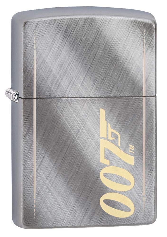 Zippo Unisex's JAMES BOND 007 GUN LOGO Windproof Lighter, Chrome, regular