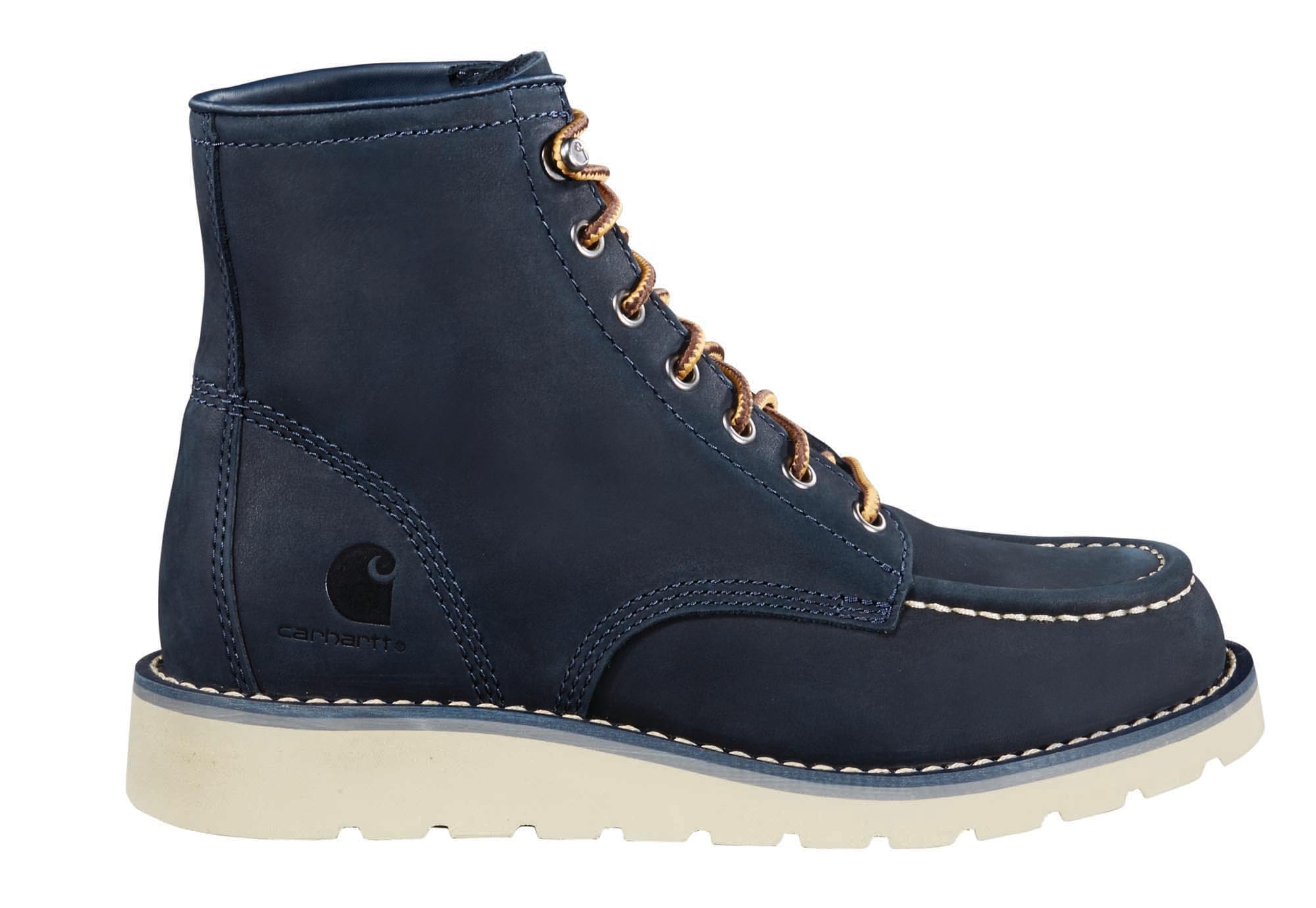 Carhartt Women’s 6″ Moc Toe Wedge Boot, Navy – 9.5M
