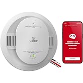 Kidde Hardwired Kidde App Enabled Smart Smoke and Carbon Monoxide Detector, AA Battery Backup, Voice Alerts, Interconnected Alarm