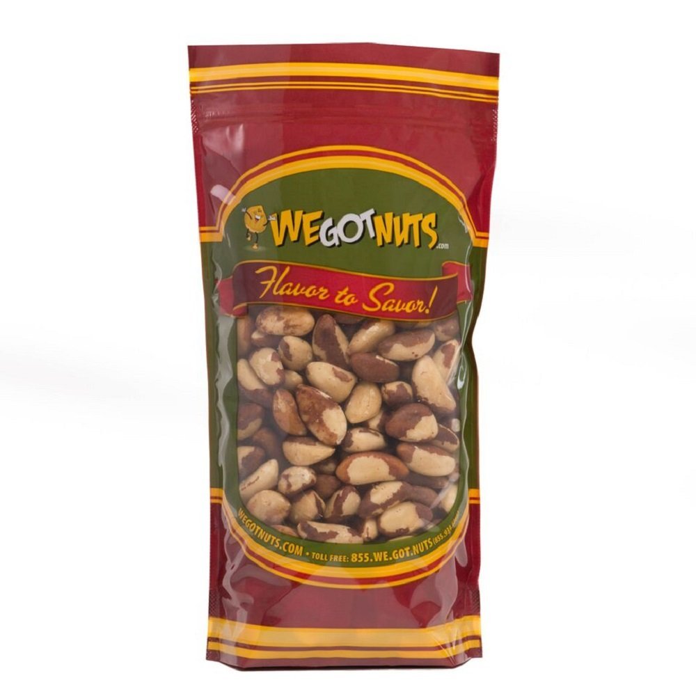 Brazil Nuts 2 Pounds ,Whole, Shelled, Raw, Natural, We Got Nuts