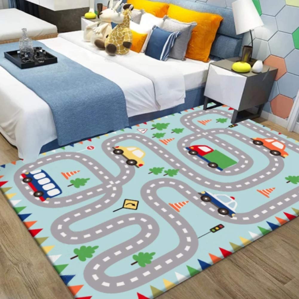 Mua 子供用 カーペット プレイマット 道路 線路 おもちゃ 遊びマット ゲーム 洗える 大判 吸水 防音 防臭 防カビ 速乾 滑り止め付き ベット用 床暖房対応 子供部屋 赤ちゃん ベビー オールシーズン 1cm Tren Amazon Nhật Chinh Hang 21 Fado