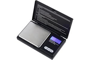BestAlice Digital Milligram Scale, 200g/0.01g Electronic Weighing Scales Mini Pocket Scale, Portable Jewelry Scale, PPocket D