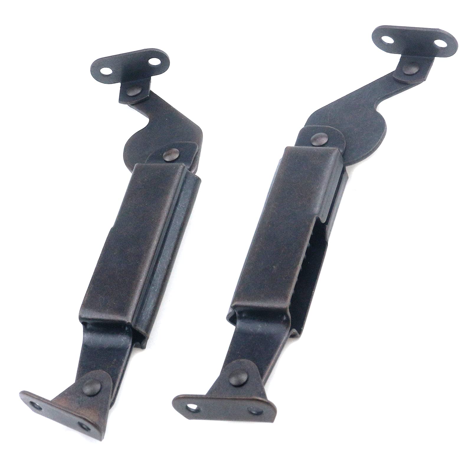 Photo 1 of Coshar 2Pcs Spring Lid Support Hinges Heavy Duty Lid Hinges Soft Closing Spring Hinge for Sofa, Cabinet, Box, Red Bronze