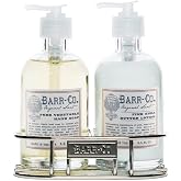 BARR-CO Original Scent Hand Soap &amp; Shea Butter Lotion Duo with Caddy