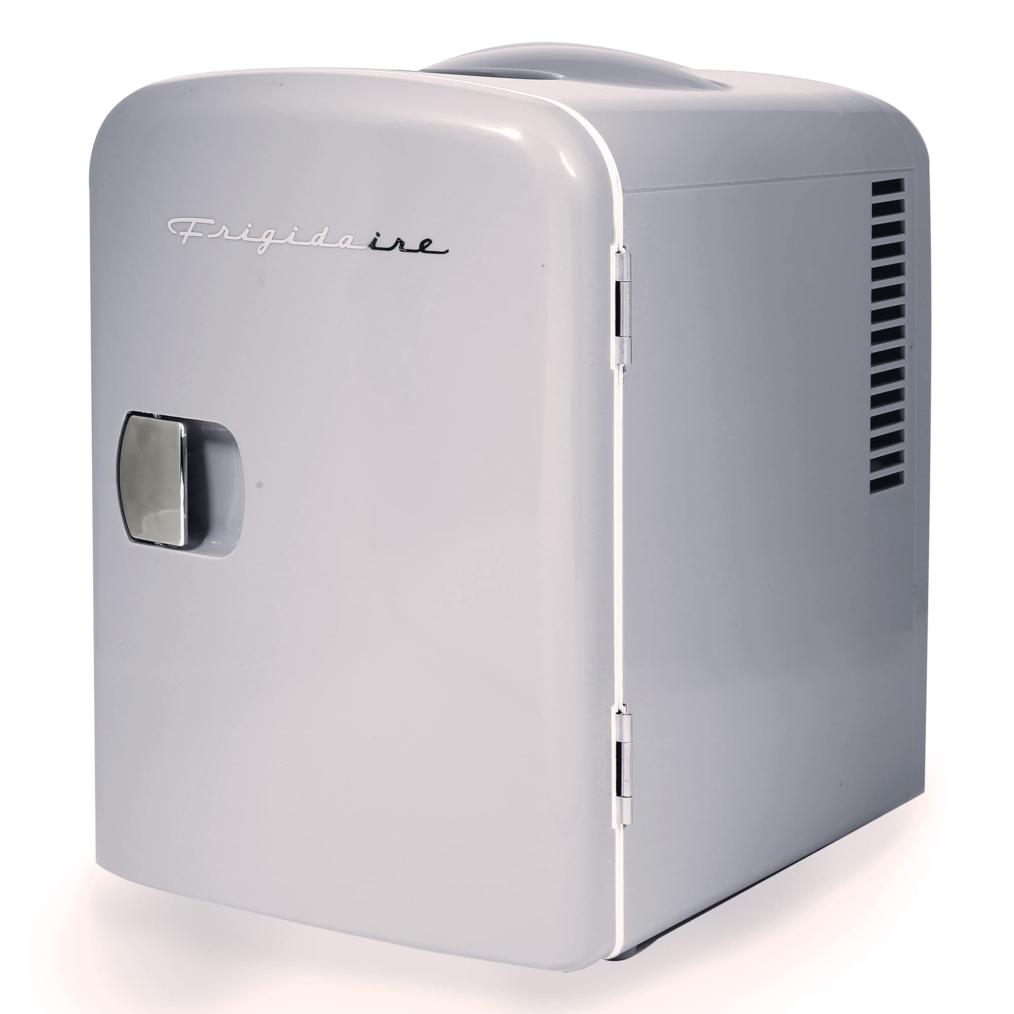 Frigidaire Mini Portable Compact Personal Fridge Cooler, 4 Liter Capacity Chills Six 12 oz Cans, 100% Freon-Free & Eco Friendly, Includes Plugs for Home Outlet & 12V Car Charger - White - Image 2