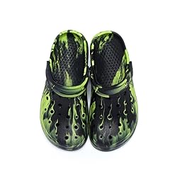 Generic Kids Boys&Girls Black Camouflage Clogs