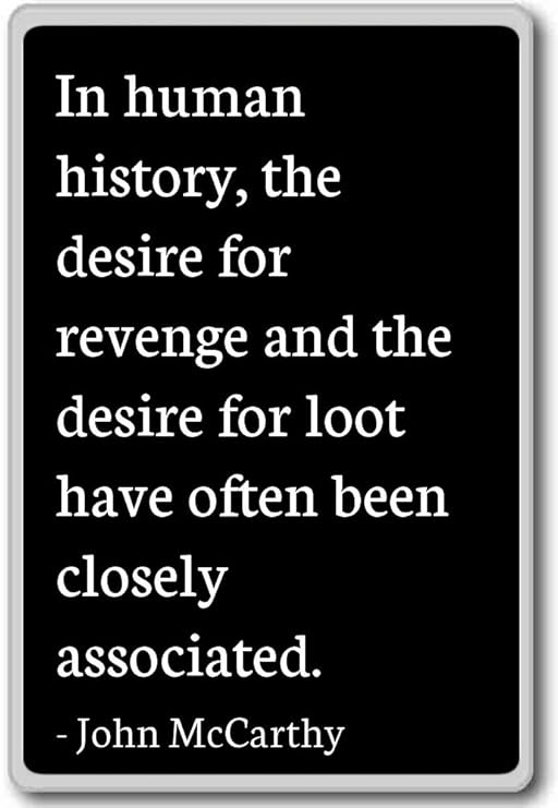 Imán para nevera con citas de John McCarthy en historia humana, el ...