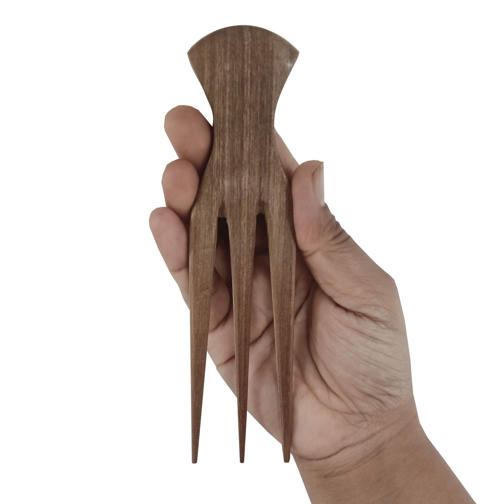 Plai Na Afro Pick Comb for African Hair | Wooden Parting Comb for Braiding & Cornrows