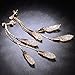 Mytys Water Drop Earrings for Women Silver Color Dangles Earrings