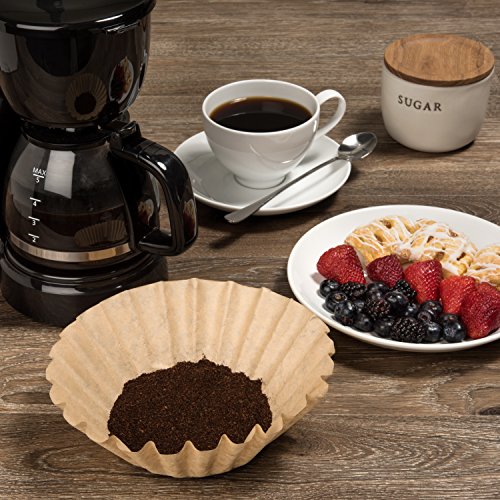 Coffee Filters Natural Unbleached Brown Biodegradable Large Basket