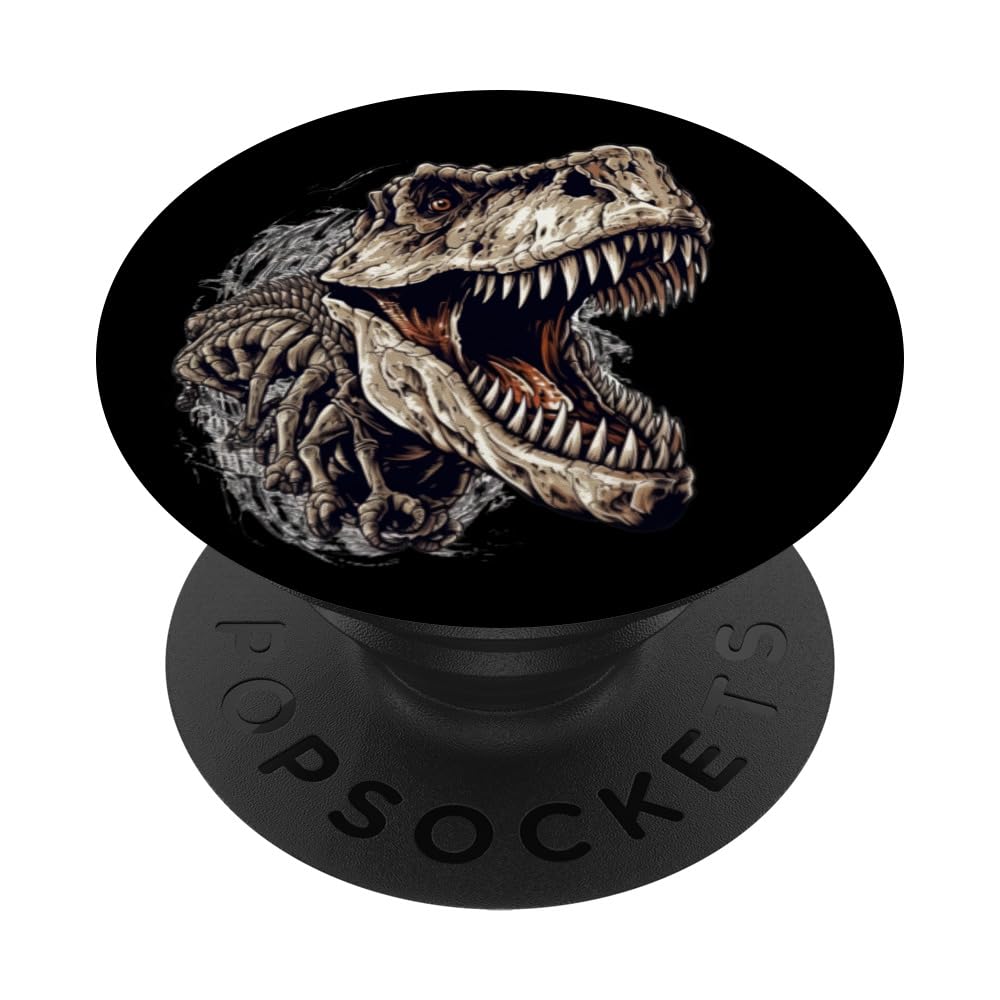 Dinosaur Dino Fossil Carnivor Herbivor T-Rex PopSockets Swappable PopGrip