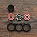 Sunnytech Fidget Spinner Toy EDC Plastic Hand Spinner DIY Puzzels for ADHD Anxiety Autism Boredom HS02-1 Black