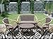 Green Decore Lightweight Outdoor Reversible Plastic Rug Nirvana, Black/White