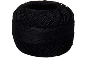 Handy Hands Lizbeth Size 80 HH80604 Cotton Thread, Black