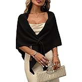 Womens Knitted Shawl Wraps Casual Solid Color Cape Scarf Comfortable Triangle Pashmina Shoulder Sweater