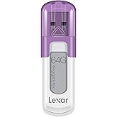 Lexar JumpDrive V10 64GB USB Flash Drive LJDV10-64GABNL (Purple)