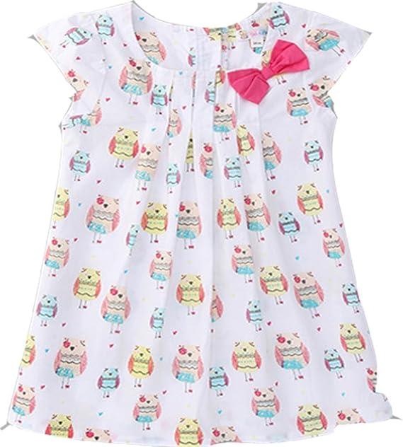 Toddler Girls Dress Cotton Clothing Outfits for Kids and