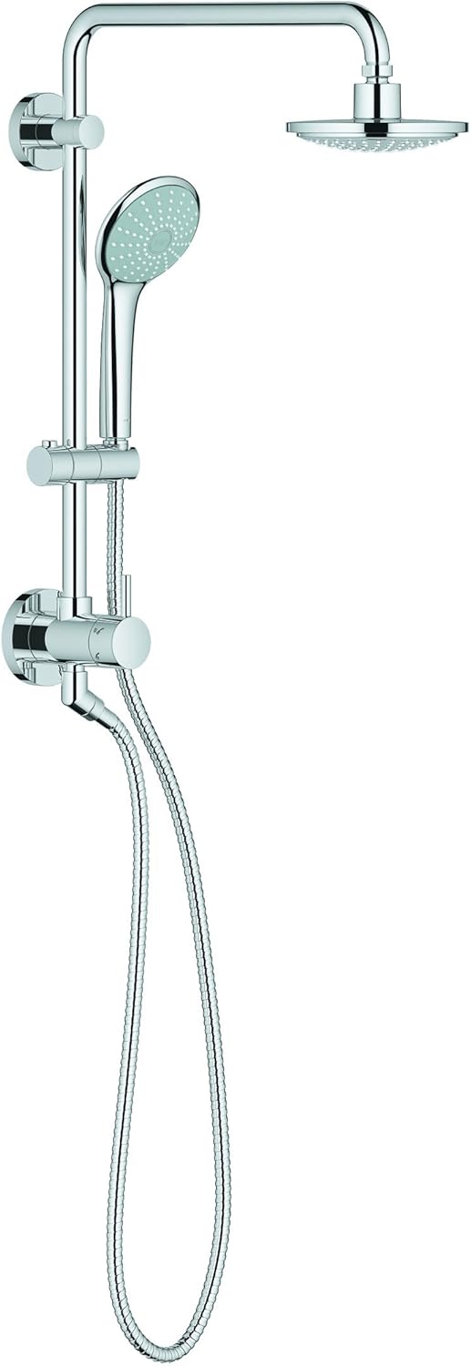 Grohe 18 In. RetroFit Shower System With Rainshower Shower Arm