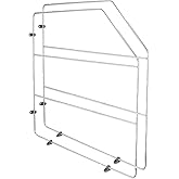 Rev-A-Shelf 18" Baking Sheet Shelf Organizer for Wall and Base Kitchen Cabinets, Divider Pan Rack Storage Wires for Cupboards