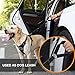 iBuddy Dog Seat Belt Car Headrest Restraint for Medium/Large Dogs, Adjustable Dog Seat Belt Harness for Car with Dual Safe Hook and Elastic Durable Nylon Dog Safety Belt for Vehicle