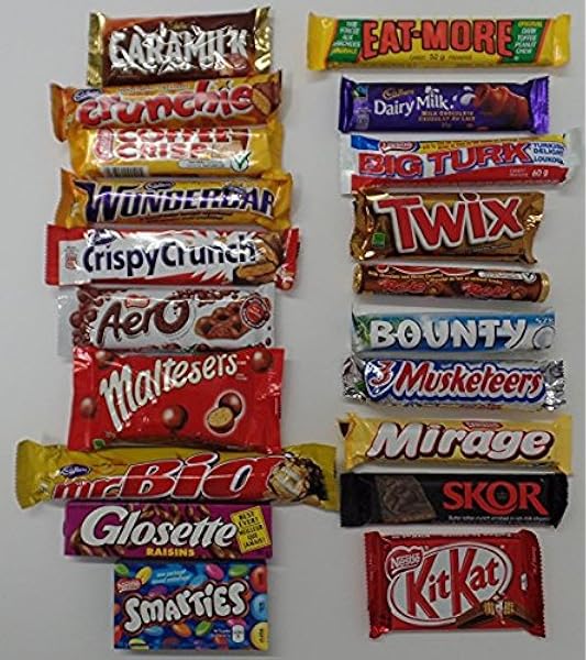 Amazon Com Variety To Go Sorted And Packed Lot Of Top Canadian Chocolate Bars Coffee Crisp Maltesers Mirage Eat More And More Shipping From Canada Grocery Gourmet Food