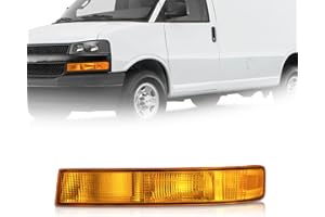 WEELMOTO Signal Lights Assembly for 2003-2014 Chevy Express 1500 / GMC Savana 1500, for 2003-2023 Chevy Express 2500 3500 / GMC Savana 2500 3500 Replacement Parking Light Driver Side Left