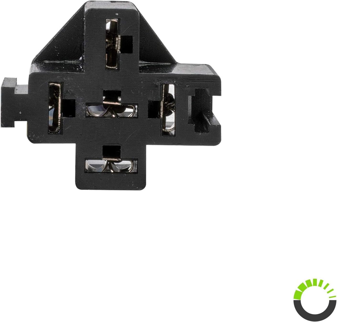 10 Pack - Bosch Style 12V DC 5-PIN SPDT Interlocking Relay Socket Harness Base (with Wires): Industrial & Scientific