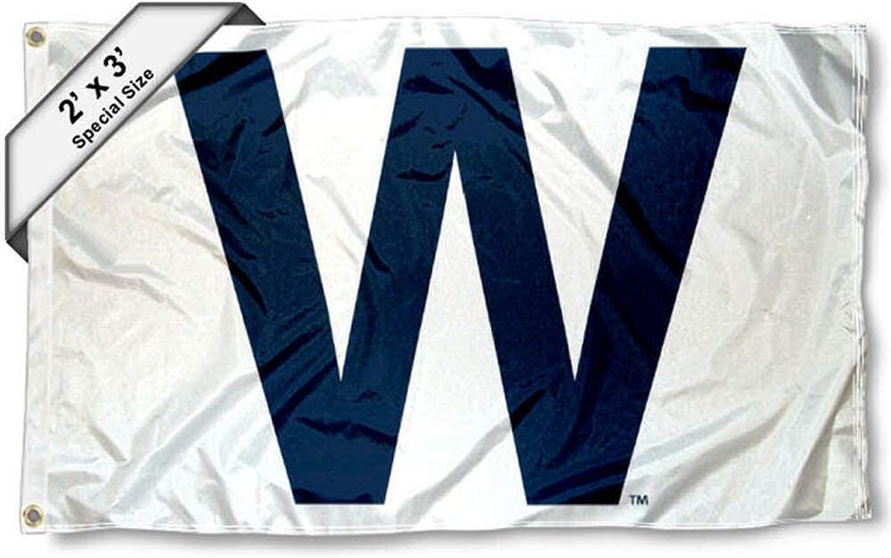 Amazon Com Chicago Cubs W Win 2x3 Foot Flag Sports Outdoors