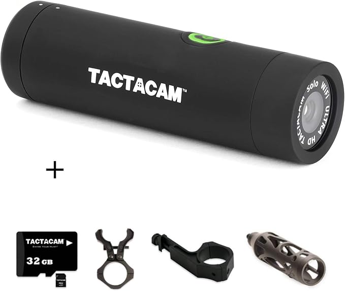 TACTACAM Solo WiFi Hunting Action Camera + Barrel/Scope