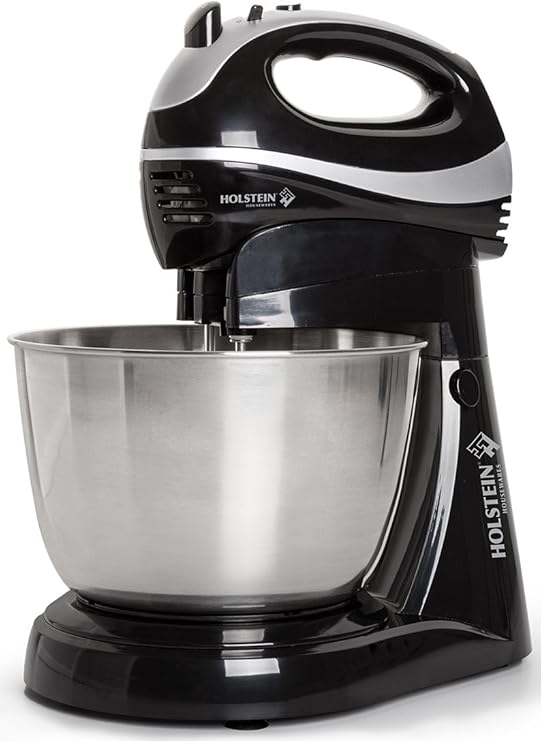 Holstein Housewares HH-0914901SS - Mezclador de mano con pedestal, 5