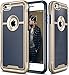 E LV iPhone 6S Case Cover Slim Armor Defender for iPhone 6S / iPhone 6 - [DARK BLUE/LIGHT GOLD]