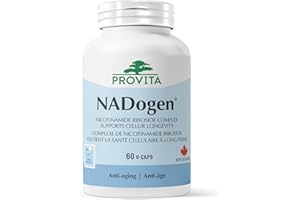 Provita Nadogen® - Boost NAD+ Levels, Support Cellular Energy Metabolism & Combat Aging (60 Capsules)