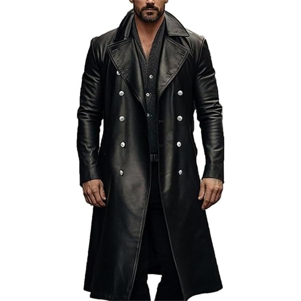 ジャケット・アウター LEATHER LONG coat Genuine leather long coat | eBay