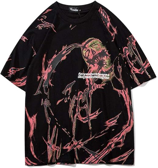 Amazon 半袖シャツ メンズ おおきいサイズ ストリート系ファッション 春夏 ダンス 衣装 韓国 ｈｉｐｈｏｐ ｂ系 アメカジ レディース カジュアル 流行 トレンド かっこいい M ブラック Black Mts804fy Tシャツ カットソー 通販
