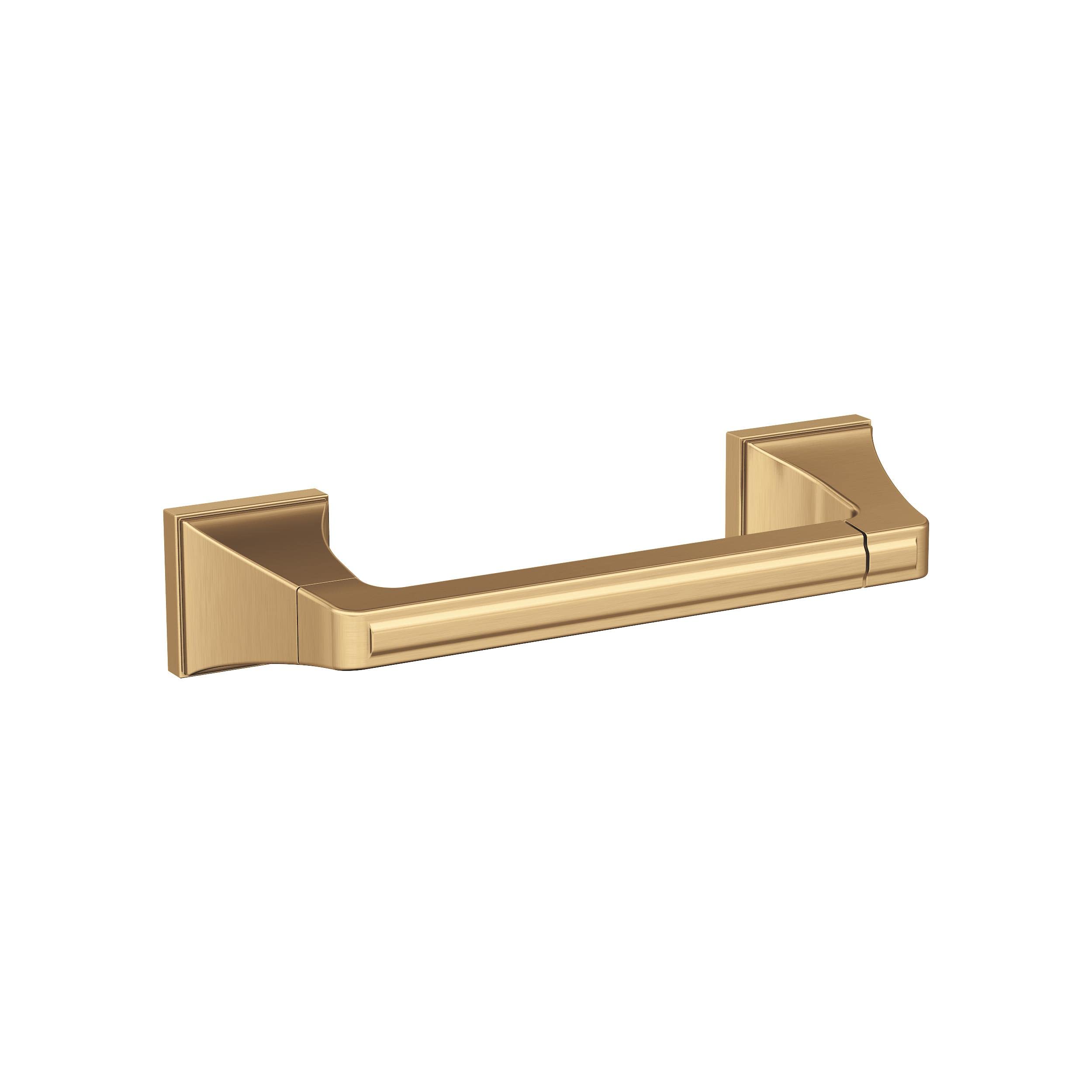 Amerock | Toilet Paper Holder | Champagne Bronze | Mulholland | Pivoting Double Post Tissue Holder | Bath Hardware | Bathroom Accessories