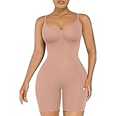 SHAPELLX Shapewear for Women Tummy Control Compression Seamless Body Shaper Slimming Bodysuit Top Thigh Slim Butt Lift