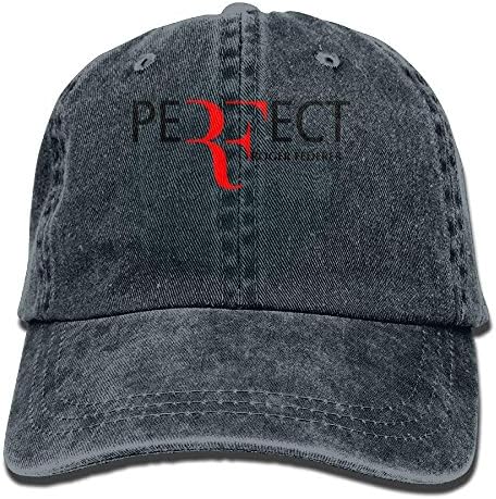 MDFY OEWGRF Roger Federer Adult Hats Unisex Fashion Plain Cool Adjustable Denim Jeans Baseball Cap Cowboy