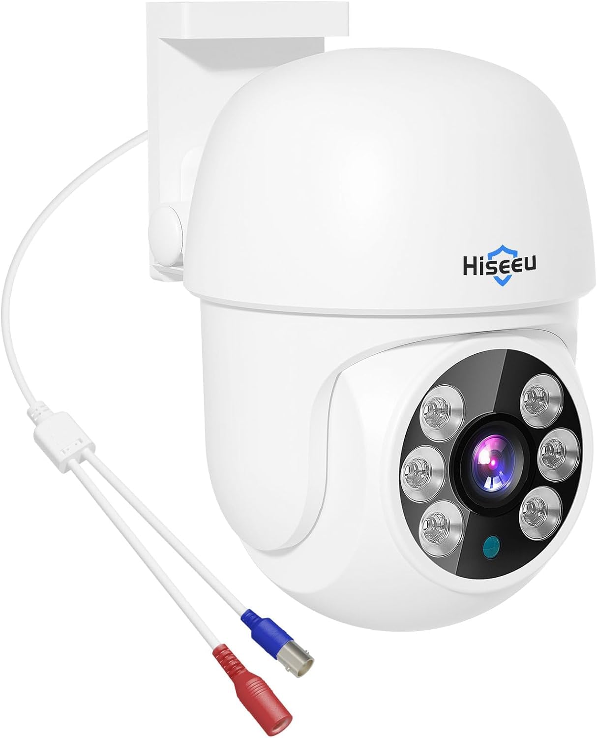 Hiseeu AHD Wired Security Camera 5MP, CCTV PTZ Camera, AHD/TVI/CVI/CVBS, For Use with AHD Camera Systems only, Wired Cam for DVR Video Surveillance System (Non-WiFi)