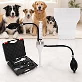 Wadoy Dog Artificial Insemination Kit for 3-10 kg Small Dog Breeding | Dual Pressure Design with Self-locking Valve Syringe, 10 Collection Bags and Carrying Case for Home Canine Breeding Use