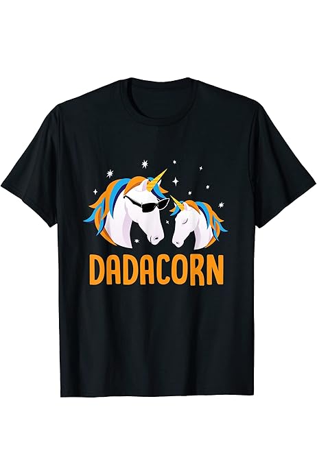 Amazon.com: Dadacorn Unicorn Dad T-Shirt - Men-Adults - Black - Small -  Short Sleeve - Cotton, Polyester : Clothing, Shoes \u0026 Jewelry