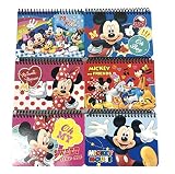 Party Favors Disney Mickey Mouse and Minnie Autograph Note pads Book- 2 pcs