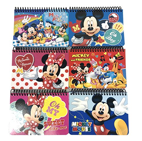 Party Favors Disney Mickey Mouse and Minnie Autograph Note pads Book- 2 pcs