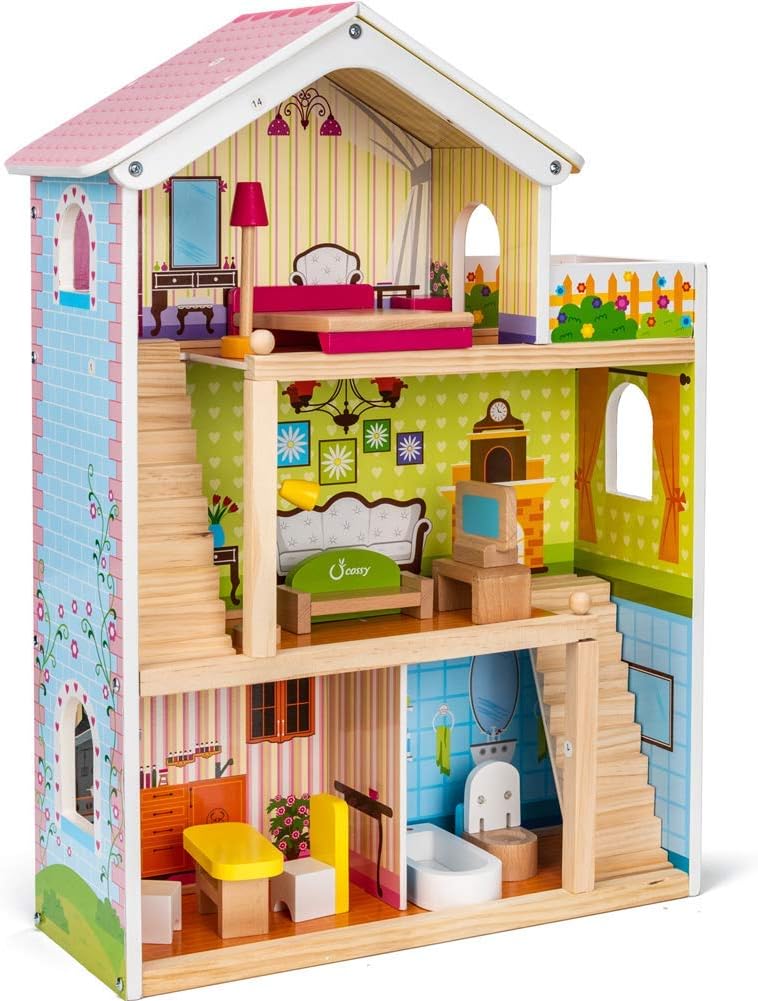 wooden doll house pieces