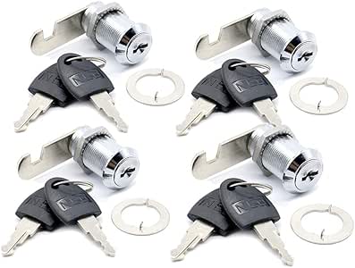 Cerraduras de gabinete, 4 unidades de cerraduras de archivador