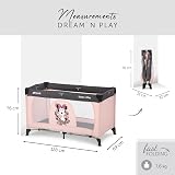 hauck Dream N Play Disney Minnie Mouse Travel Cot 120x60 cm Birth to 15 kg view 7