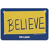 Ted Lasso Believe Metal Sign - Small Ted Lasso Sign for Man Cave, Office or Bedroom